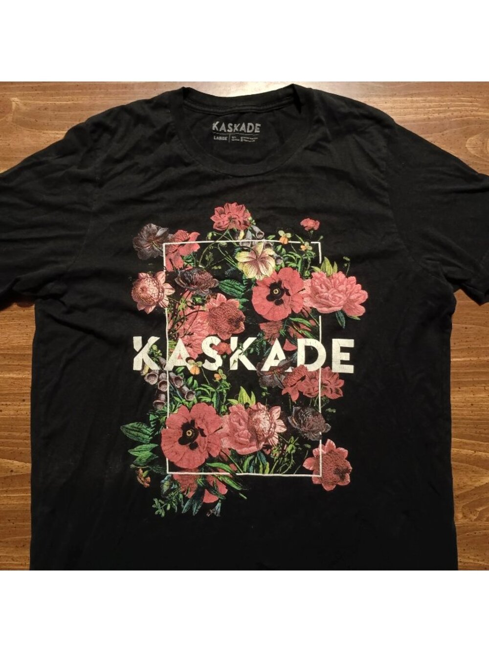 Kaskade T-shirt - Large // EDM Music Dance DJ graphic tee shirt